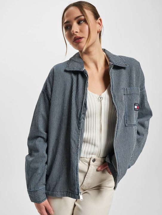 Tommy Hilfiger Tommy Jeans Stripe Boxy Overshirt - 86533 (XS)