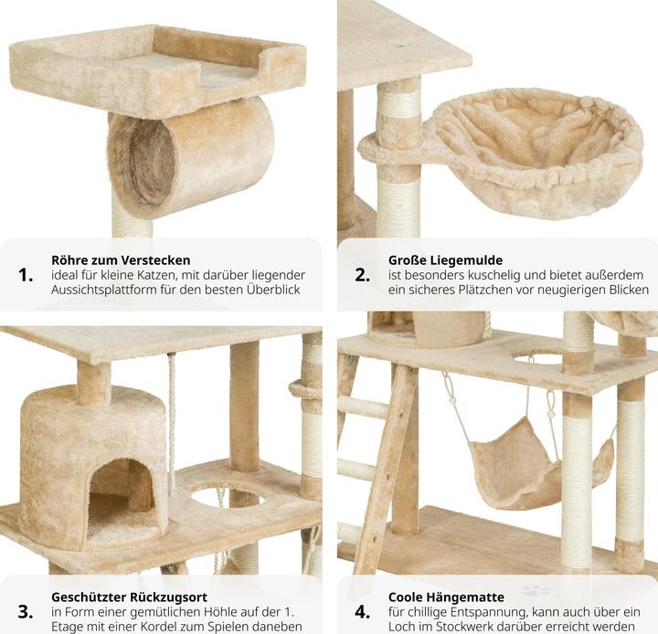 Immagine prodotto tectake Marcel (141 cm, Beige)