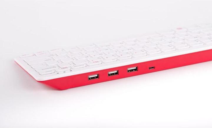 Image du produit Raspberry Pi Clavier officiel WHITE pour QWERTZ (FR) (DE, Filaire)