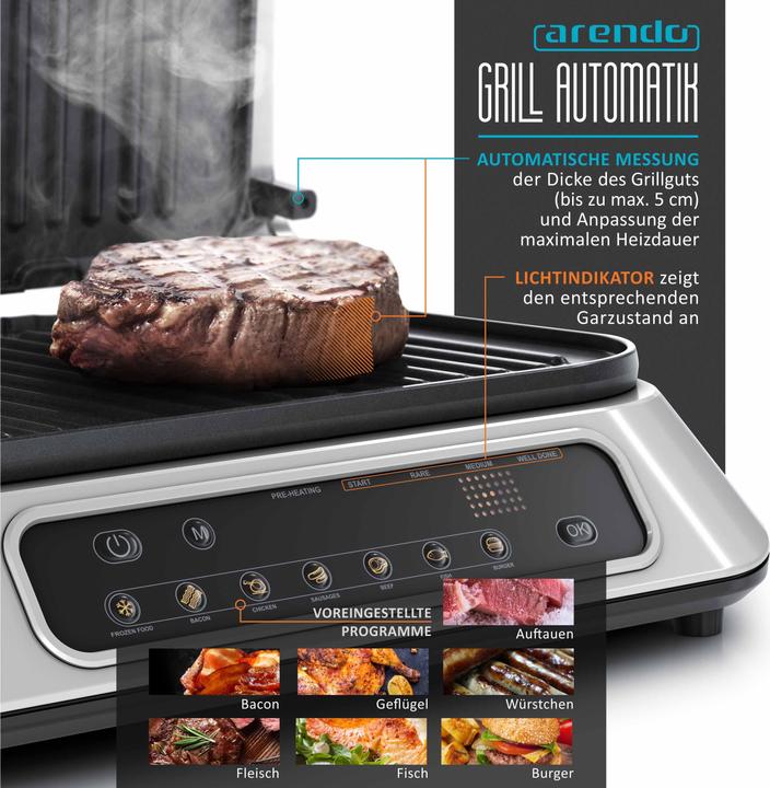Actual product image Arendo Contact grill