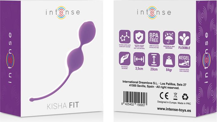 Immagine prodotto Intense Cono in silicone Kisha Fit Viola