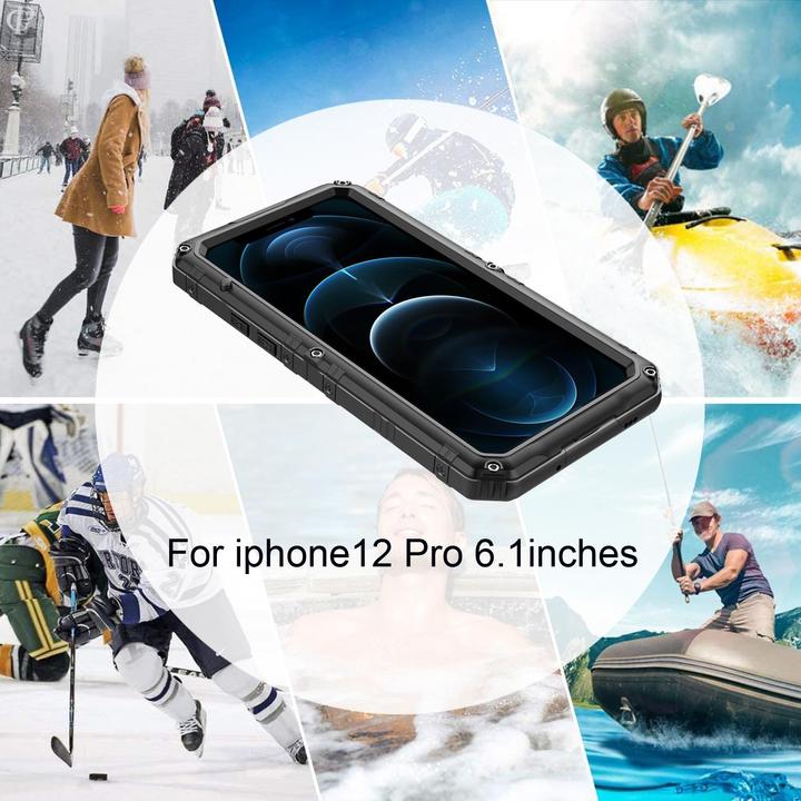Image du produit Cadorabo Housse d'extérieur Protection à 360 degrés (Apple iPhone 12 Pro)