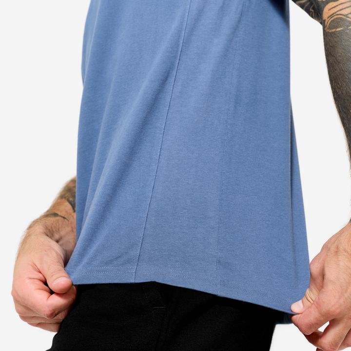 Actual product image Domyos Tank Top Herren dehnbar - kometenblau (M)