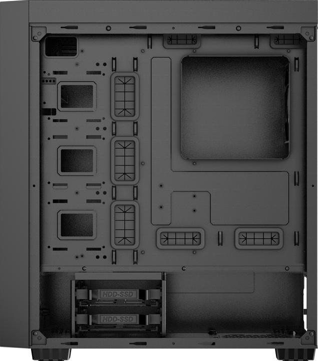 Produktbild Gembird Fornax K500 ATX-Computergehäuse Midi-Tower Schwarz (mATX, ITX, ATX, E-ATX)