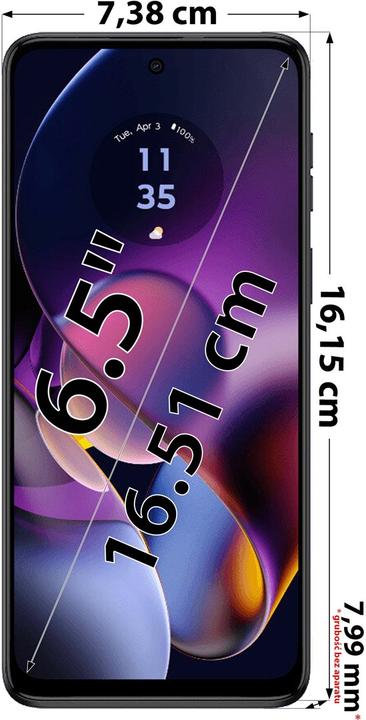 Produktbild Motorola Moto G54 Power (256 GB, Schwarz, 6.50", Single SIM, 8.29 Mpx, 5G)