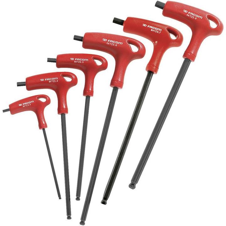 Actual product image Facom Hexagon socket screwdriver set with T-handle
