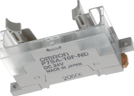 Actual product image Omron Industrial Automation P7SA-14F-ND 24VDC DIN rail socket for safety relay P7SA14FND24VDC (Relay socket)