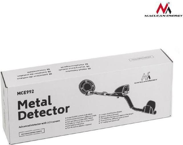 Actual product image Maclean Metaaldetector Metaal zoeker Pinpoint MCE992