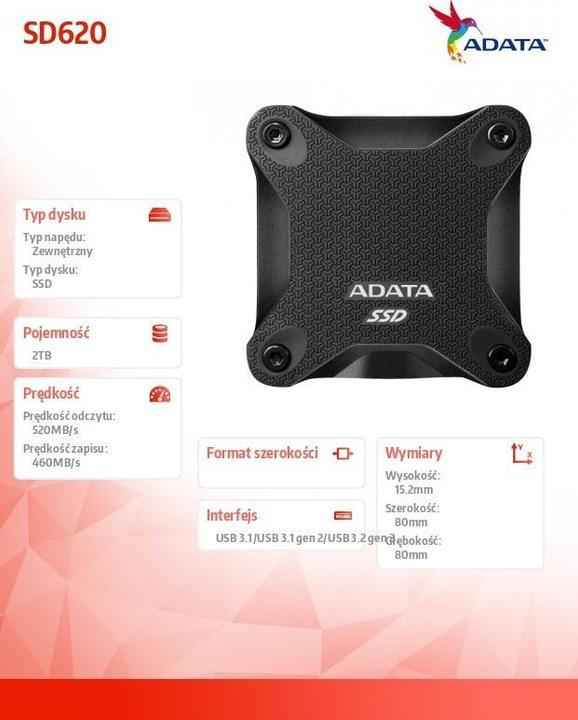 Immagine prodotto Adata SD620 (2 TB)