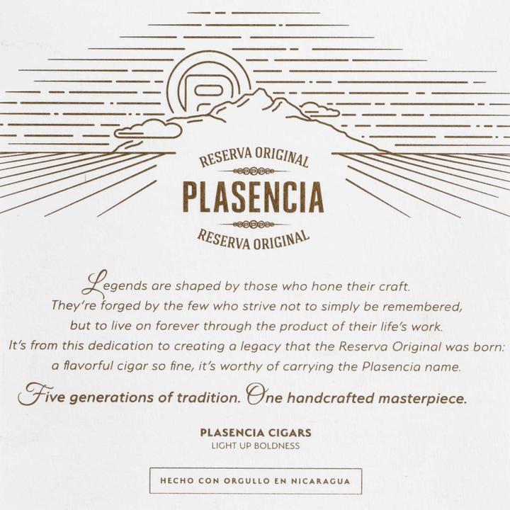 Actual product image Plasencia Reserva Original Set (Figurado, Corona, Churchill, Piramid, Robusto, Toro)