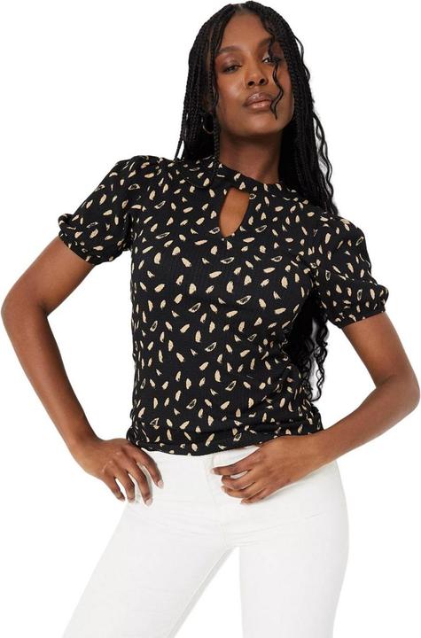 Produktbild Dorothy Perkins Oberteil Tropfenausschnitt Puffärmel (M)