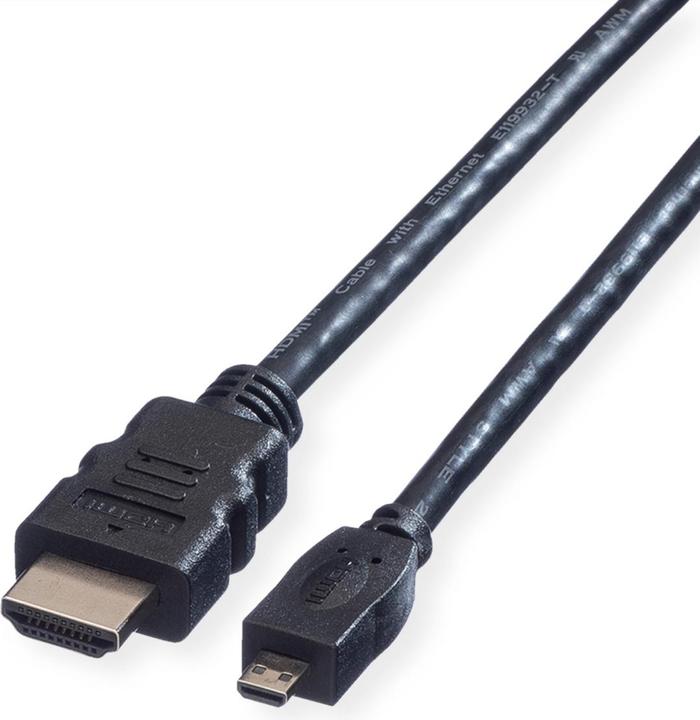 Value HDMI (Typ A) — micro HDMI (Typ D) (2 m, HDMI)