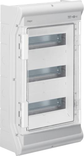 Produktbild Hager HAG VE312PN Vector IP65, 3x12 PLE, UV-stabil, LE (Verteiler)