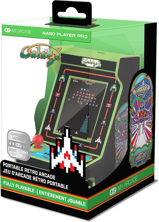Actual product image MyArcade My Arcade DGUNL-4197 Galaga/Galaxian Nano Player Pro Portable Retro Arcade (2 GAMES IN 1)
