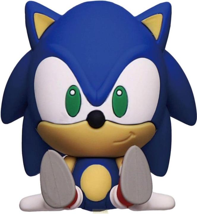 Actual product image Monogram Int. Sonic - The Hedgehog Relief-Magnet Sonic Sitting (1 x)