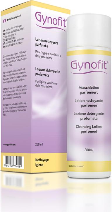 Actual product image Gynofit Washing Lotion Perfumed (200 ml, Intimate cream)