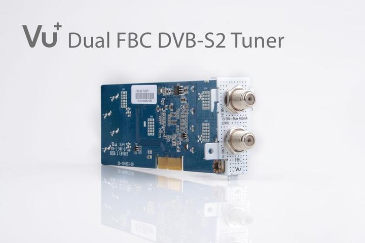 Productafbeelding Vu+ DVB-S2 /S2X FBC Twin Tuner Duo (8 GB, 2x DVB-S2X, CI+ slot)