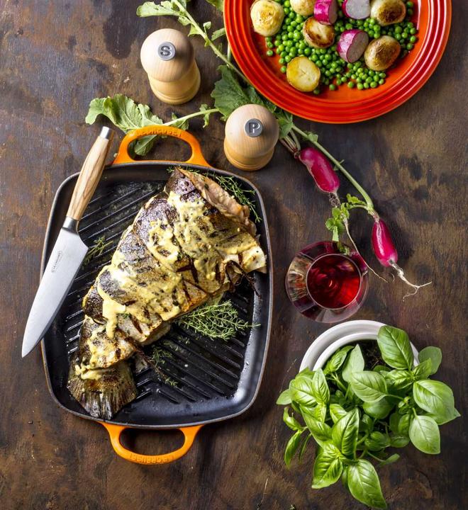 Image du produit Le Creuset Signature (Poêle à grillades, Fonte)