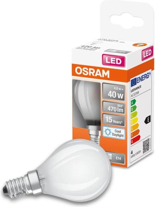 Productafbeelding Osram Ster Klassieker (E14, 4 W, 470 lm, 6 x, E)