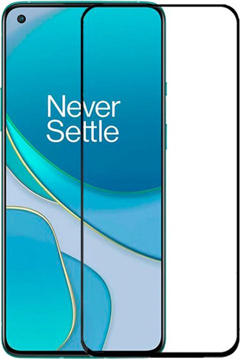 Produktbild PhoneLook 3D Tempered Glass Full Screen Display Schutzglas mit schwarzem Rahmen (1 Stück, OnePlus 8T)