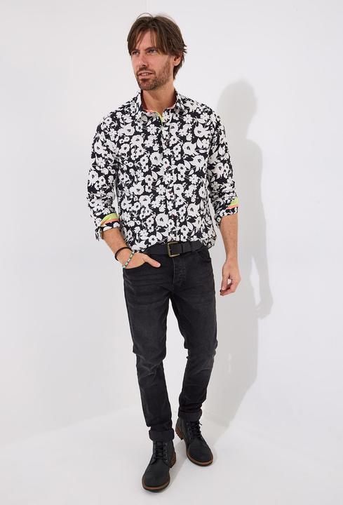 Actual product image Joe Browns Monochrome Floral Long Sleeve Shir (L)