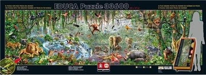 Actual product image Educa La Vie Sauvage (33600 pieces)