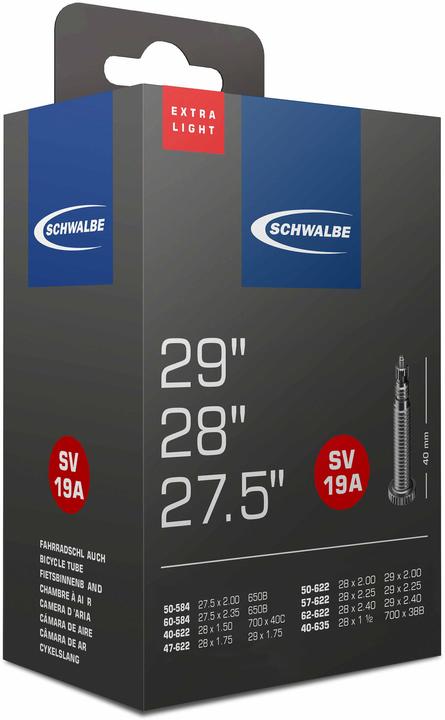Schwalbe Extra Light (Presta (SV), 27.5", 27.50 mm)