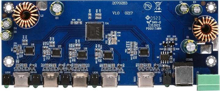 Immagine prodotto Exsys Scheda hub industriale USB 3.2 Gen 2x1 a 4 porte (USB-C, 4 Porti)
