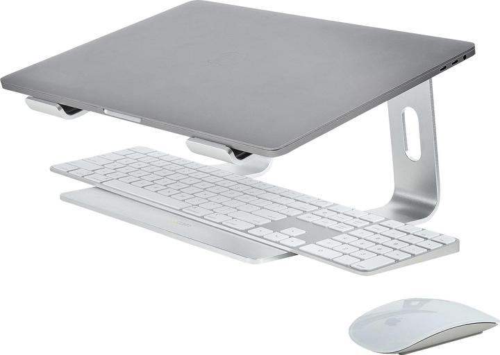 Image du produit StarTech com LAPTOP-STAND-SILVER, Supports de Notebook, Argent, 43,2 cm (17"), Aluminium, 5...