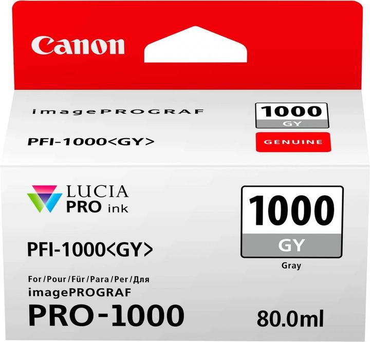 Label énergétique Canon Pfi-1000gy (GY)