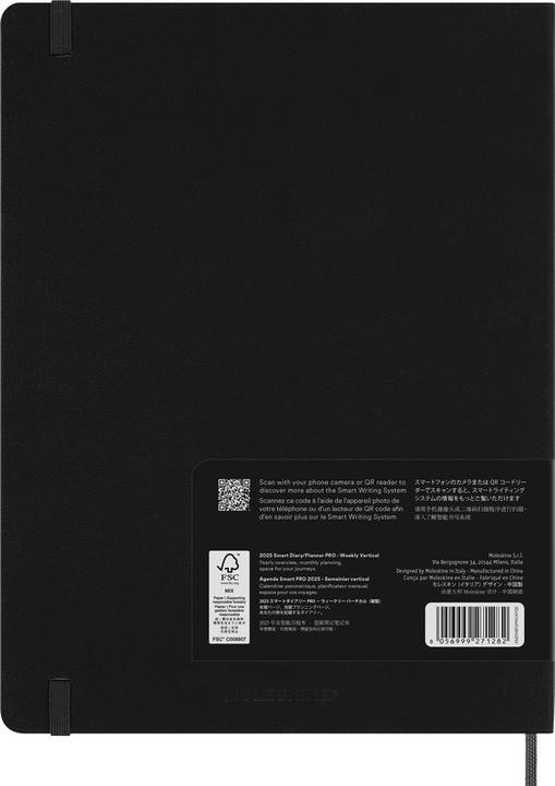 Produktbild Moleskine Smart Kalender (19 x 25 cm, Englisch)
