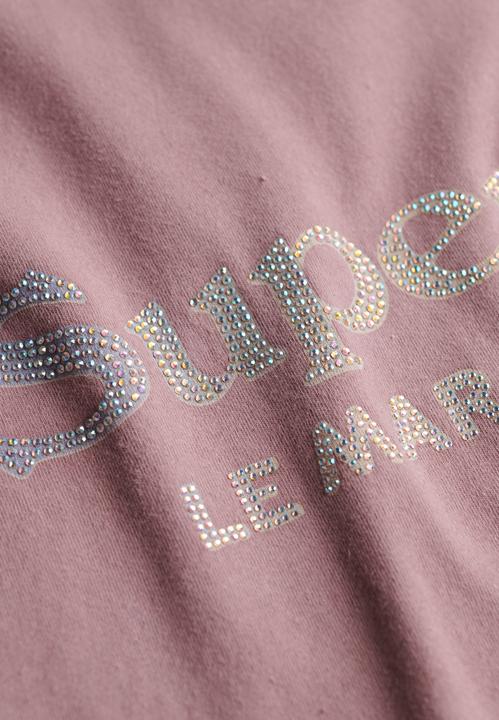 Actual product image Superdry Venue Metallic Relaxed Tee (10)