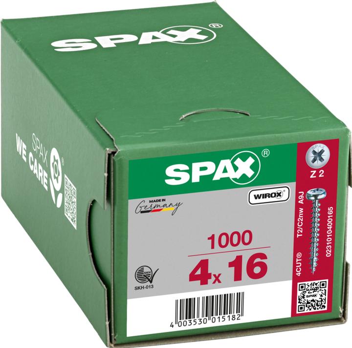 Immagine prodotto Spax Viti per truciolare PH PZ2 4,0x16 mm (1000 Viti per pezzo)