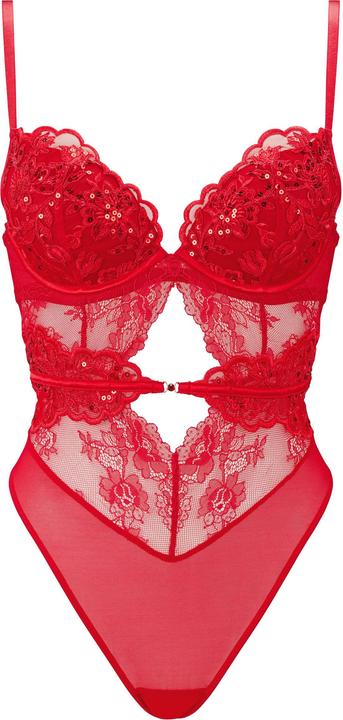 Productafbeelding Ann Summers Icon Gevoerde Kanten Body - Rood (S)