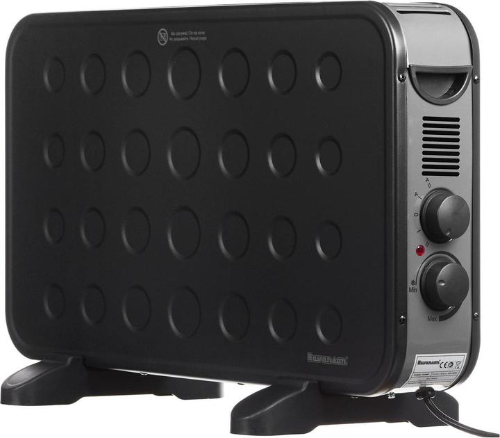 Actual product image Ravanson CH-9000BT, Wall, Corridor, Black, Buttons, Rotary control, 2000 W, 750 W, 600 mm (2000 W)