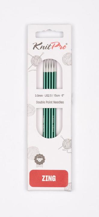 Produktbild Knitpro Nadelspiel Sockennadeln ZING / 5 Stück