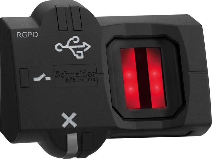 Actual product image Schneider Electric Biometric pushbutton XB5S O 22mmmonostable XB5S7B2L2