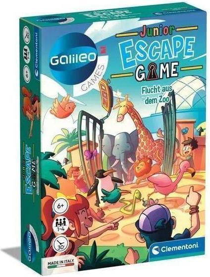 Image du produit Clementoni Galileo Escape Game Junior Évasion du zoo (Allemand)