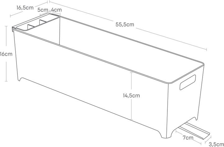 Produktbild Yamazaki Afdruiprek Smal - Tower - Zwart (04315)