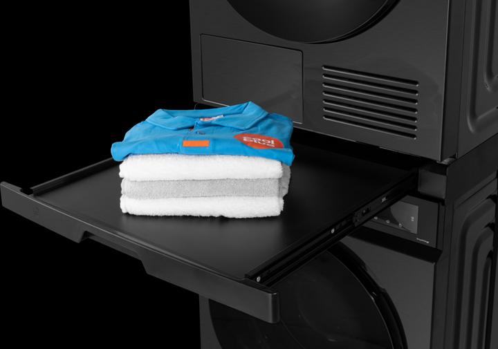 Produktbild Bluebuilt Premium Bluebuils Universal Tussen -Stück für Waschmaschine und Trockner schwarz (Bbuz)