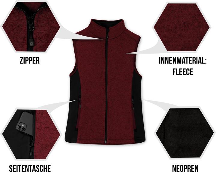 Produktbild Normani Damen Strickweste „Kashechewan“ - 8831 (XL)