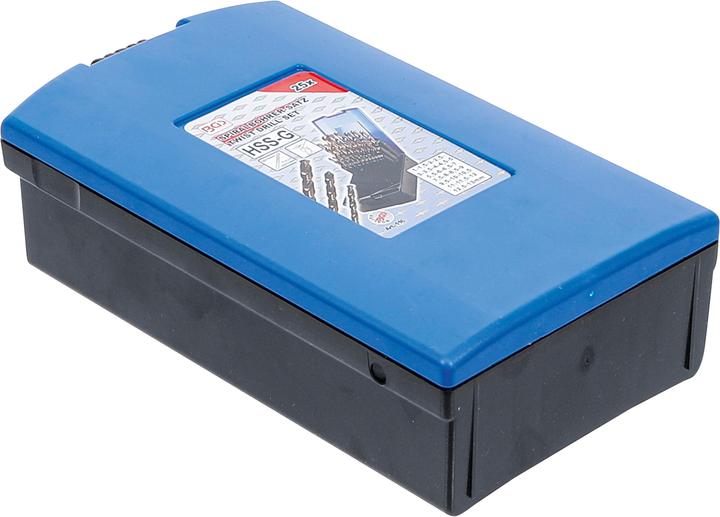Immagine prodotto BGS Serie di punte elicoidali HSS-G M35 acciaio al cobalto 1 - 13 mm 25 pz. (1 mm - 13 mm)