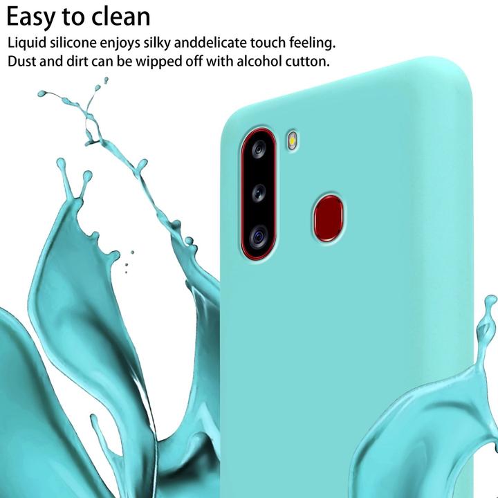 Immagine prodotto Cadorabo TPU coprire il telefono cellulare a catena liquido (Samsung Galaxy A21)