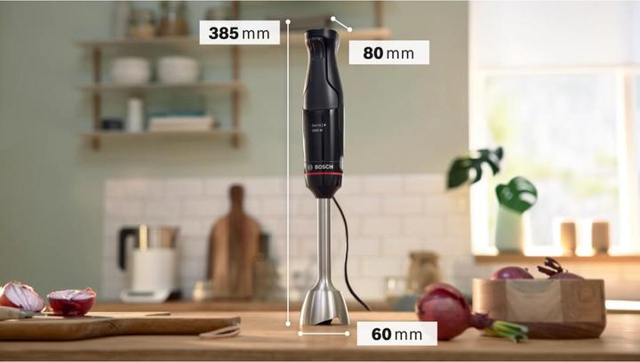 Produktbild Bosch Hausgeräte Serie 4, Stabmixer, ErgoMaster, 1000 W, Schwarz, anthrazit, MSM4B6V2 (EU-Stecker)