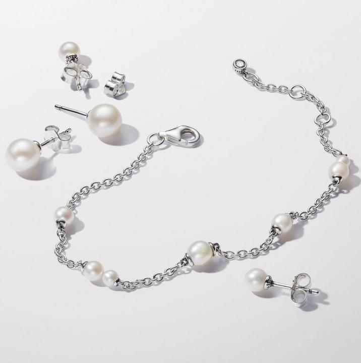 Immagine prodotto Pandora Orecchini a perla d'acqua dolce trattata Small (Argento 925)