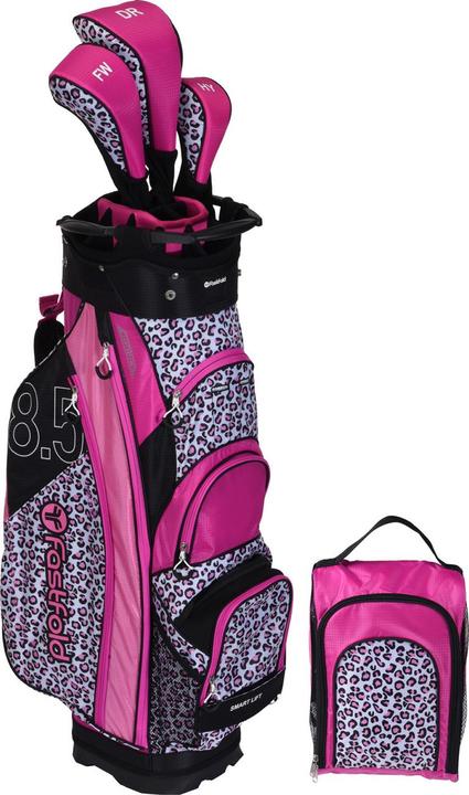 FastFold FF Cartbag LADIES pink/weiss/schwarz - animal print