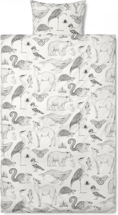 Ferm Living Bed linen, 100 x 140/ 40 x 45 cm, Katie Scott - Off-White