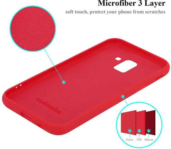Image du produit Cadorabo TPU Liquid Silicone Case Cover (Samsung Galaxy J6 (2018))
