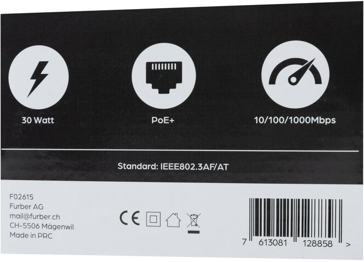 Image du produit Onit Injecteur PoE+ 30 W (802,3at (PoE+), 30 W)