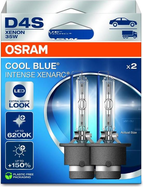 Produktbild Osram 4062172397704 Xenon Leuchtmittel Xenarc Cool Blue D4S 35 W 42 V (D4S)